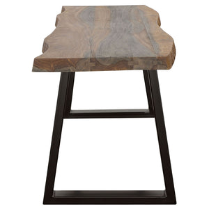 Wobegon - Rectangular Dining Bench - Gray