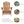 Oversize Outdoor Folding Adirondack Chair, Patio Chair For Garden