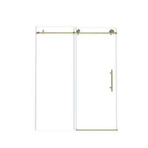 Frameless Shower Door, Smooth Sliding Tracks