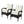 2-Piece Liberatore Dining Chairs with Beige Cushions