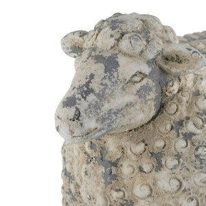 18x9.5x14" Magnesium Sheep Figurine with Weathered Finish