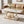 Rectangle Coffee Table, 2 Tier With Geometric Legs, Furniture With Storage Shelf - White / Gold