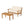 Outdoor Chat Set With Coffee Table and Loveseat