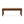 Austin - Bench With Lines - Antique Brown / Brown / Rustic / Tan