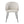 Velvet Upholstery Side Chairs 2 Piece Set With Metal Legs Modern Home Furniture - Beige