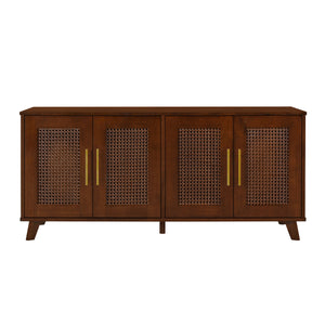 Myra Indoor Premium Rubber Wood Cat Cabinet with Cozy Cushion