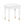 Elegant Vanity Makeup Table & Chair Set Modern Dressing Table With Organizer Writing Desk Charging Port Engineered Wood - White