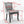 A&A Furniture Ultra Side Dining Chair with Thickened Fabric and Bronze Nail Head, Beige, Set of 2