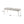 Laveda Boucle Bench - Light Gray / White
