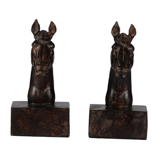 S/2 5.1x4x8' Horse Bookends