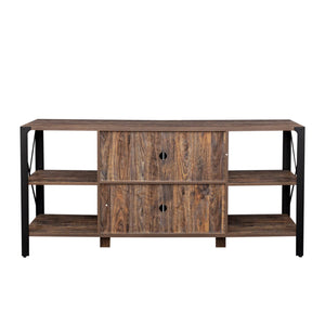 Industrial 80 Inch TV Stand for Living Room & Bedroom