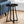 Accent Table Side Round Marble Look Contemporary & Modern - Black
