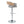 Elisa - Mid Century Modern Adjustable Barstool With Swivel With Rounded T Footrest (Set of 2)