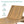 Adjustable Outdoor Chaise Lounge Patio Recliner - Beige / Light Teak