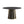 Modern Artificial Stone Round Metal Iron Base Dining Table, Can Accommodate 6 People (Not Including Chairs.) - Black