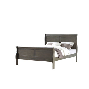 Louis Philippe Sleigh Style Bed