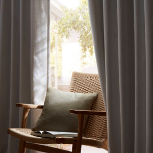 2-PK 52x84" Sound Blocking Total Blackout Curtain Panel Pair White