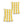2-Piece High Back Patio Chair Cushion Set, Yellow/White