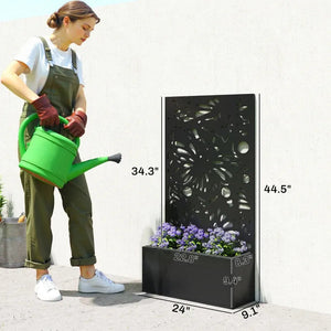 Stylish Plant Bed, Freestanding or Wall Mounted Plant Bed