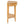 TREXM Farmhouse Half Moon Console Table with Drawer & Shelf
