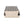 Kiki - Rectangular Pouf Ottoman Floor Cushion Natural - Black