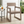 Antique Wood Color HDPE Outdoor & Garden Armchairs with Backrest