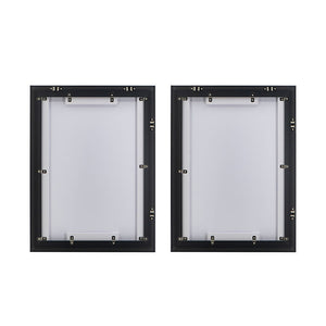 Framed Printed Acrylic Decorative Wall Art, Wall Decor For Living Room (Set of 2) - White / Green