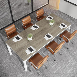 Extra Long 2 Person Computer Desk With Collaborative Workstation