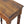 Artisan Furniture Solid Wood Chestnut Turned Leg Writing Desk, 1-Drawer