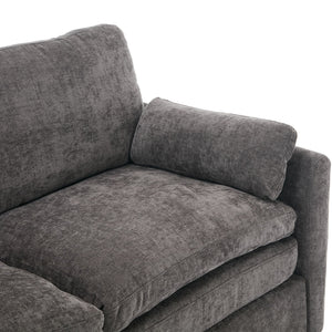 Cozy Upholstered Cushion Loveseat Sofa For Living Room