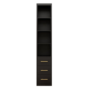 85.04" Tall Storage Cabinet with Drawer and Shelves