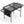 Foldable Camping Table Collapsible Picnic Aluminum Alloy Grill Stand BBQ Table with 66LBS Max Load Adjustable Height 2 Side Wing Trays Storage Net