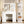 Vanity Desk with 11 Hollywood Bulbs & 7-Tier Storage Shelves