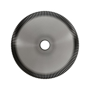 Sonny 16'' Bathroom Round Crystal Glass Sink Transparent