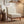 Upholstered Accent Chair - Beige / Walnut
