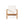 3 Piece Outdoor Chat Set With Table And 2 Adirondack Chairs - White / Brown Patina
