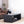 Black Beaded Edge Coffee Table – 47.6' Rectangular Center Table with Open Storage Shelf