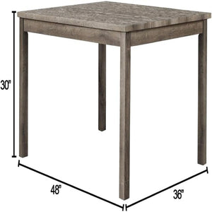 5 Piece Transitional Dining Set With Table And Upholstered Chairs