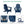 Adirondack Chairs Set of 2 - HDPE Plastic Outdoor Chairs