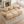 3-Seater Soft Plush Fabric Sofa With Movable Ottoman
