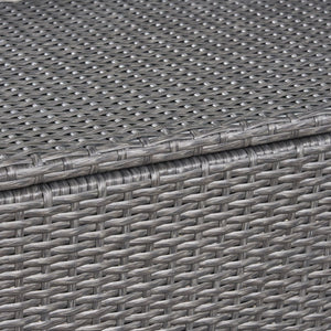 Rupert Storage Unit Resin Wicker Outdoor