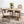 French Style Solid Wood Frame Seating for Dining