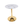 White Marble Tulip Dining Table with Golden Legs