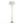 Rope Contemporary Floor Lamp - Natural / White