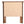 English Dovetailed Drawers Nightstand