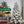 7ft Flocked Scarecrow-Shaped Christmas Tree with 360 Warm Lights