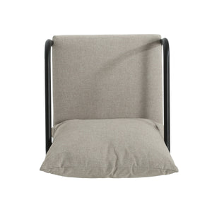 Leora Modern Minimalist Round Tube Sofa Chair with Cushions