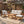 Outdoor 4pcs Acacia Sectional Patio Sofa Set