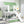 Twin Over Twin House Bunk Bed With Convertible Slide And Trundle - White