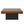 LED Coffee Table With Base, Center Table For Living Room - Rustic Brown